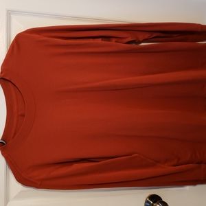Lululemon All Yours Longsleeve Size 6 Red/Brown color
